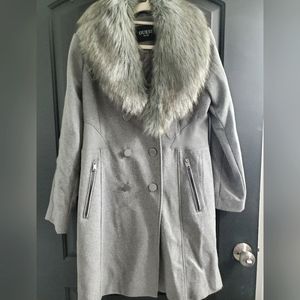 Guess Womens Wool (52%) blend coat.  Size Large